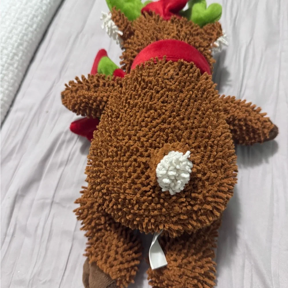 Target Brown and Green Holiday Reindeer Plush